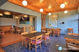 Restaurace v ubytování Hotel Saltos del Paine