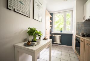 Kuchyňa alebo kuchynka v ubytovaní oompH Warsaw Central Apartment