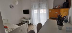 Kuchyň nebo kuchyňský kout v ubytování Apartmani Katarina