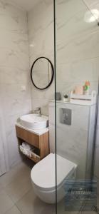 Koupelna v ubytování Apartmani Katarina