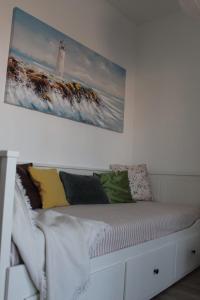 Postel nebo postele na pokoji v ubytování Apartmani Katarina