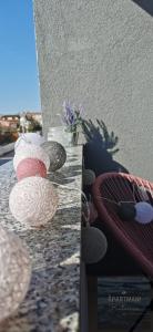 Balkón nebo terasa v ubytování Apartmani Katarina