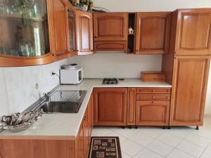 Kuchyň nebo kuchyňský kout v ubytování Villa Rosa