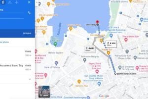 uno screenshot di una pagina Google Maps con dei consigli di Sliema, Stylish 2 Bedroom Apartment with Parking a Sliema