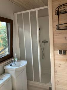 Kúpeľňa v ubytovaní Apartamenty i Pokoje Na Letniej