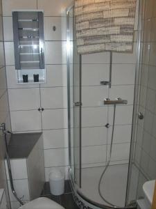 Koupelna v ubytování Haus Monika