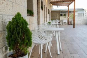Balkón nebo terasa v ubytování Shlomtzi Hotel