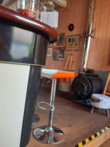 Kuchyň nebo kuchyňský kout v ubytování Gîte - L'atelier au 19