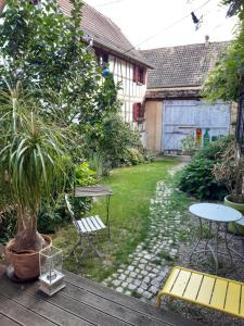 Zahrada ubytování Gîte - L'atelier au 19