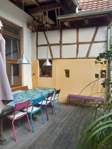 Posezení v ubytování Gîte - L'atelier au 19