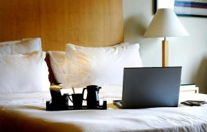 Postel nebo postele na pokoji v ubytování Basic Hotel Innsbruck