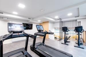 Posilňovňa alebo fitness centrum v ubytovaní Resort Apartamenty Klifowa Rewal 27