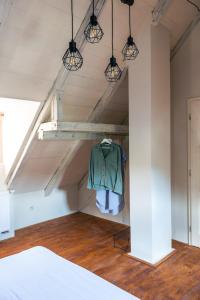 A bed or beds in a room at Domčok na Slnečnom Kopci