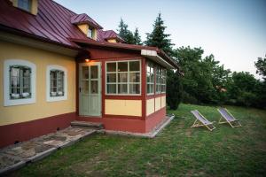 A garden outside Domčok na Slnečnom Kopci
