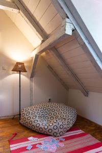 A bed or beds in a room at Domčok na Slnečnom Kopci