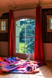 A bed or beds in a room at Domčok na Slnečnom Kopci