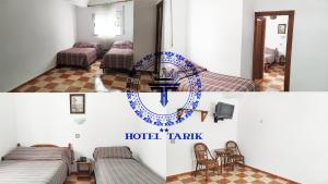 Voodi või voodid majutusasutuse HOTEL TARIK Fnideq toas