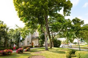 Ogród w obiekcie Apartament przy Parku