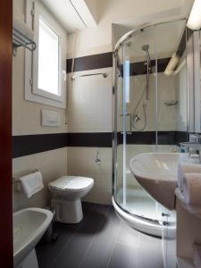 Koupelna v ubytování Hotel Metropol