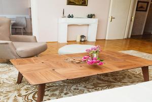 Χώρος καθιστικού στο Mir apartment