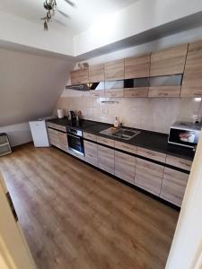 Kuhinja oz. manjša kuhinja v nastanitvi Apartmany U Lva