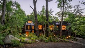 Zahrada ubytování Rakau Lodge
