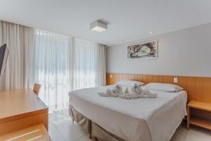Cama ou camas em um quarto em Rio Quente Resorts - Hotel Pousada