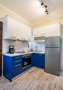 A kitchen or kitchenette at Villa 4 you iliopetra