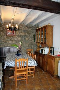Kuchyň nebo kuchyňský kout v ubytování Casa la palmera