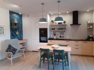 Η κουζίνα ή μικρή κουζίνα στο Apartament na Chopina