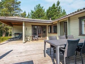 Bygningen som feriehuset ligger i