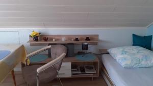 Posezení v ubytování Ferienwohnung Seegarten