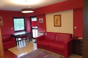 Część wypoczynkowa w obiekcie Przytulny apartament nr 115 Krynica Zdrój