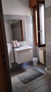 Koupelna v ubytování B&B Perbaccobar