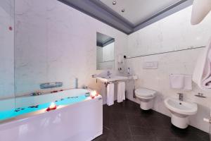 Koupelna v ubytování Hotel Europa