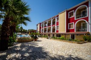 Budova, kde se aparthotel nachází