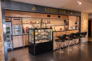 Area lounge atau bar di Wellness Hotel Babylon