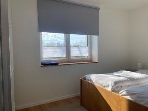 Postel nebo postele na pokoji v ubytování Ferienwohnung Spitze Warte