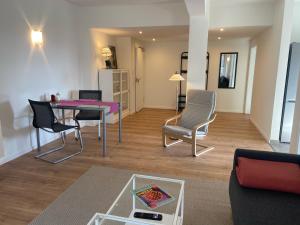 Posezení v ubytování Ferienwohnung Spitze Warte