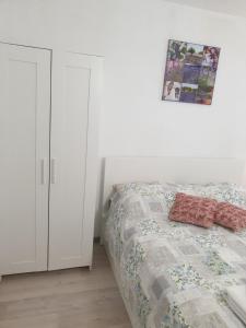 Postel nebo postele na pokoji v ubytování Seaside apartments