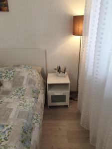 Postel nebo postele na pokoji v ubytování Seaside apartments
