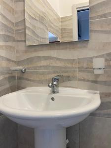 Koupelna v ubytování B&b Paradiso Settecannelle
