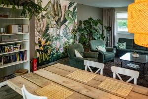 Χώρος καθιστικού στο Het Atelier Huis - Geschikt tot 8 personen