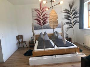 Posteľ alebo postele v izbe v ubytovaní Weinberg Apartment (ehm. Glanzerhof)