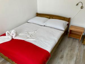 Postel nebo postele na pokoji v ubytování Penzion Vanessa