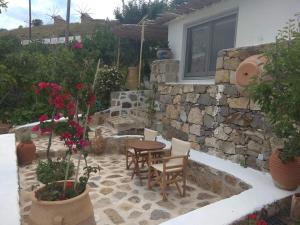 Zahrada ubytování TRADITIONAL STUDIO Chora Patmos