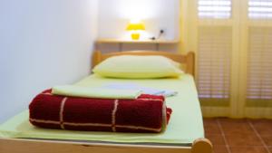 Postel nebo postele na pokoji v ubytování Guesthouse Lovćen