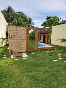 Zahrada ubytování Casa com Piscina