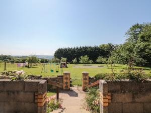 a view of a park with a playground at The Bushel in Bideford