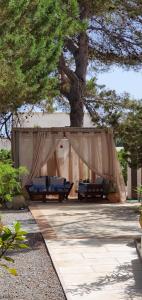 A garden outside Viviendas Ferrer-Es Mal Pas
